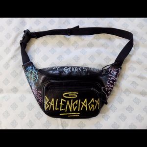 Balenciaga Grafitti Belt bag Fanny Pack